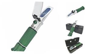 Sr0031gs-atc Xdc Co .ltd. Dual Scale Brix Refractometer For Measuring Sugar Content In Food Greensilver