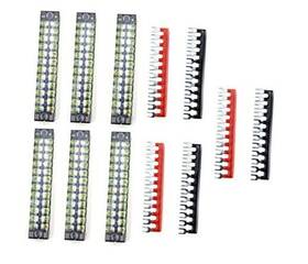 43219-8017 Xlx 12pcs 6 Set 600v 15a 12 Positions Double Row Screw Terminal Strip And 400v