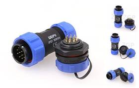Zblzgp-sp21 Zblzgp Sp21 12 Pin Waterproof Heavy Connector High Voltage Bulkhead 2screw 12pin Set