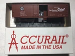 Accurail Ho Scale 50' Steel Combination Box Car Kit. Sante Fe. Nib Nos 10047. Fixed Price $16.56.