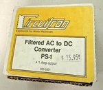 Circuitron Filtered Ac To Dc Converter PS-1 New Original Box. Fixed Price $12.95.