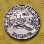 Train Hershey R.r. Station Coin Club 26GR .999 Silver B1462. Fixed Price $120.00.