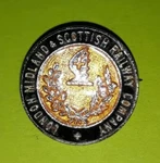 London Midland & Scottish Railway Company Lms Crest Enamel Pin Badge Steam Train. Fixed Price $20.15.