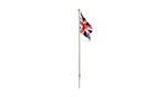 Woodland Scenics Ho 5959 Union Jack Flag Pole With Spotlight Just Plug. Fixed Price $11.95.