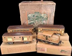 Original Prewar Lionel 342E Boxed Set Standard Gauge Engine & Cars - Brown. Fixed Price $799.99.