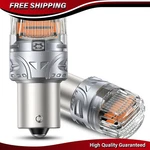 Auxito Led Turn Signal Blinker Light 1156 7506 Amber Yellow Bright Bulbs 2 Pack. Fixed Price $12.34.