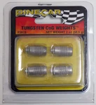 Pinecar P3919 Pinewood Derby Tungsten Cog Weights. Fixed Price $15.99.