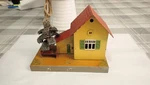 Great Prewar Marklin Trackside #2162 Hut Or Gauge With Tree. Fixed Price $80.00.