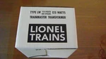 Lionel Lw White Corrugated Transformer Reproduction Box. Fixed Price $13.50.