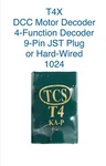 Tcs T4 Ho Scale Dcc Motor Decoder Function 9-PIN Jst & Ka Plug 1024. Fixed Price $17.99.