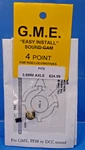 G.m.e. Sound Cam 3.5MM Axle 4 Point Steam Loco Pfm Pbl Dcc S,SN3,ON30,ON3,O. Fixed Price $24.95.