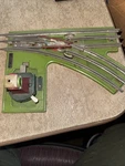 Lionel Standard Gauge Pre-war Left Hand Switch 021 With Lantern. Fixed Price $15.99.