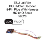Esu Lokpilot Dcc Motor Decoder 8-PIN Plug With Harness Ho Scale 59620. Fixed Price $29.99.
