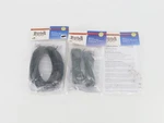 Lot Of 3 Digitrax RJ12 Modular Plugs & 16' Loconet Cable Packs. Fixed Price $34.95.