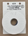 Atlas Model Railroad Layout Wire #319 Blue 20 Gauge Stranded, 50 Feet. Fixed Price $10.99.