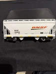 Lionel . Gauge Hopper White Bnsf 405 850 New Never Track 1ST Run. Fixed Price $46.00.