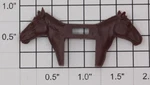 Lionel 6712-50 Dark Brown Horse Heads (10). Fixed Price $20.00.