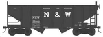 Bowser 56861 55-TON 2-BAY Fishbelly Hopper Norfolk & Western Kit. Fixed Price $28.01.
