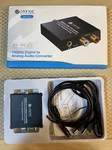 Esynic Dac Digital To Analog Audio Converter Optical Spdif Coaxial + Cables. Fixed Price $18.92.