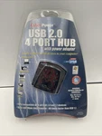 Cyberpower (CPH420P) 4-PORTS External Hub New Sealed. Fixed Price $11.99.