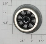 Lionel 381-48 Black Spoked 1-9/16" Std. Gauge Steam Loco Pony Truck Wheel. Fixed Price $8.00.