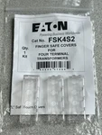 New Eaton Cutler Hammer FSK4S2 Mte Cpt Finger-safe Cover 4-TERMINAL. Fixed Price $29.95.