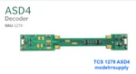 Tcs 1279 ASD4 Atlas GP7 GP9 GP15 GP30 GP35 4FX Led Ready Train Control Systems. Fixed Price $45.97.