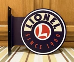 Lionel Train Flange Sign Gauge Engine Track Toy Vintage Style Wall Decor. Fixed Price $42.00.