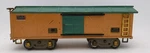 American Flyer 4018 Vintage Standard Gauge Mustard Green Boxcar Ex. Fixed Price $79.99.
