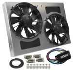 Derale 66837 Dual 12" Ho Rad Pwm Fan Pull Style 7-BLADE 4,000 Cfm 49.6 Amp Each. Fixed Price $974.60.