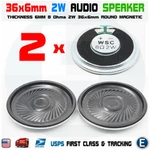 2PCS Speaker 36MM Dia 8 Ohm 2W Mini Micro Audio Magnetic Arduino. Fixed Price $6.34.
