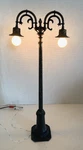 Lionel Prewar St.gauge 67 Double Gooseneck Green Lamp Post - App. 13" Tall. Fixed Price $35.00.
