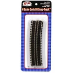 Atlas #2526 19" Radius Curve Track Sections Scale Code 80 Rails Pack. Fixed Price $6.95.