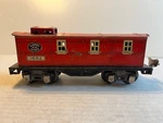 Lionel R.r. Lines 1682 Gauge Red Caboose #2 Pre-war!. Fixed Price $5.95.