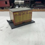 Marx Girard Joy Line Prewar Tin Litho Power House Transformer Toy Train Building. Fixed Price $509.99.