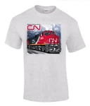 Canadian National Pacific Train C44-9W Authentic Railroad T-shirt Tee 75. Fixed Price $20.95.