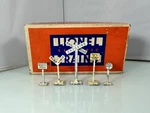 Vintage Lionel #308 Railroad Sign Set 5 Piece O-gauge O-27 W/ Original Box. Fixed Price $40.45.