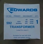 Edwards Signaling 592 CLASS2 Transformer, 20VA, Enclosed, New -free Shipping-. Fixed Price $40.00.