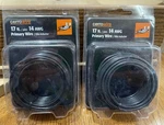 2 Pack Cerrowire 14AWG 17FT Black Primary. Fixed Price $10.00.