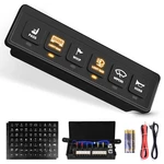 Wolfwill 6 Gang Wireless Switch Panel 12V 80A Car Relay Offroad Suv Marin. Fixed Price $83.83.