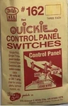 Kadee 162 Multi Scale Momentary Red Quickie Control Panel Switch. Fixed Price $9.99.
