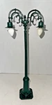 Lionel Prewar Standard Gauge 67 Double Gooseneck Lamp Post - Approx. 13" Tall. Fixed Price $55.00.