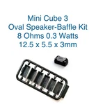 Soundtraxx Mini Cube 3 Oval Speaker-baffle Kit Ohms 810162 Free Shipping. Fixed Price $21.39.