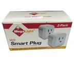 Megalight Smart Plug, Wifi Outlet Works With Alexa, Google Assistant 2/PK. Fixed Price $15.00.