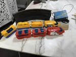 1970 Vintage Remco Big 8 Passanger Set 2 Trains Tracks. Fixed Price $150.00.