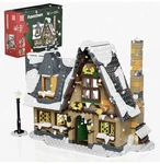 Mould King 16049 Christmas Cottage Building Blocks Kit, Village Snow. Fixed Price $40.00.