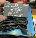 Sears Roebuck & Co Allstate Train Transformer Powerpack #2130AS 18VDC. Fixed Price $29.00.