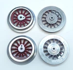 Mew BAL-4R 384/390 Lionel Wheel Set For Steam Loco, Std Gauge, Made In Usa, 4PCS. Fixed Price $48.00.