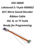 Esu 58820 Loksound Ho Or Scale Micro 8-PIN Dcc Decoder. Fixed Price $99.99.