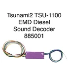 Soundtraxx TSU-1100 TSUNAMI2 Sound/dcc Decoder : Emd Diesel 885001. Fixed Price $111.96.